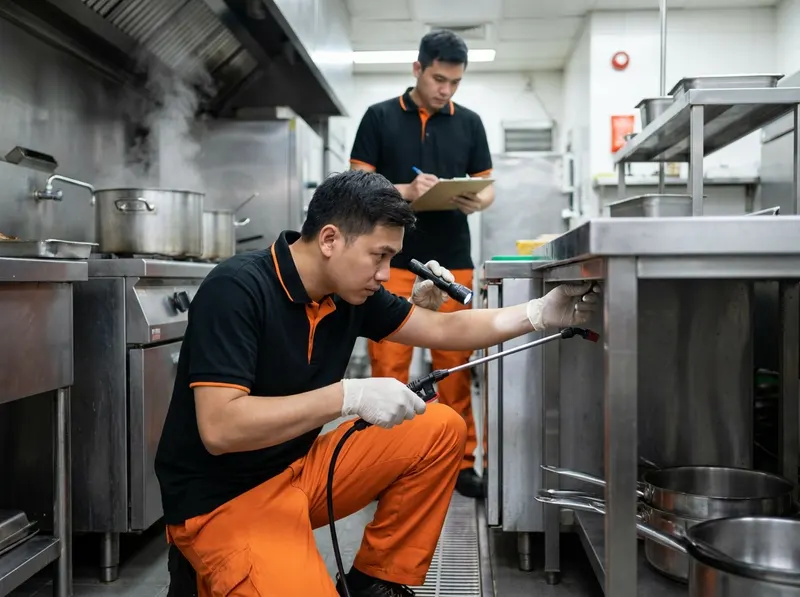 Commercial Kitchen Sanitation Pest Defense in Pittsburgh, PA