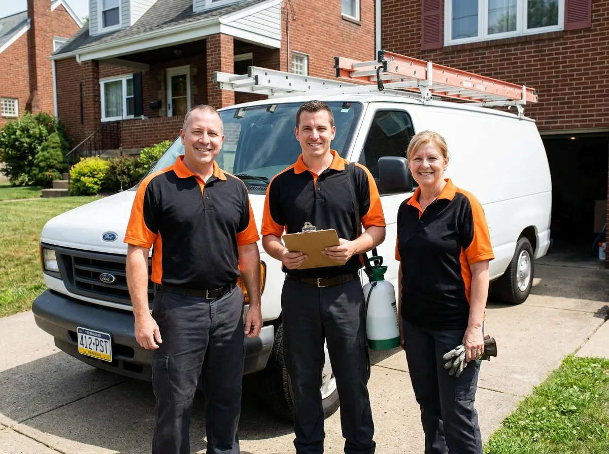 Rendivo Exterminators pest control services team in Pittsburgh, PA